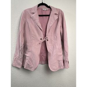 Cato‎ Jacket Womens Medium Vegan Suede Tie Softgirl Lightweight Western Festival
